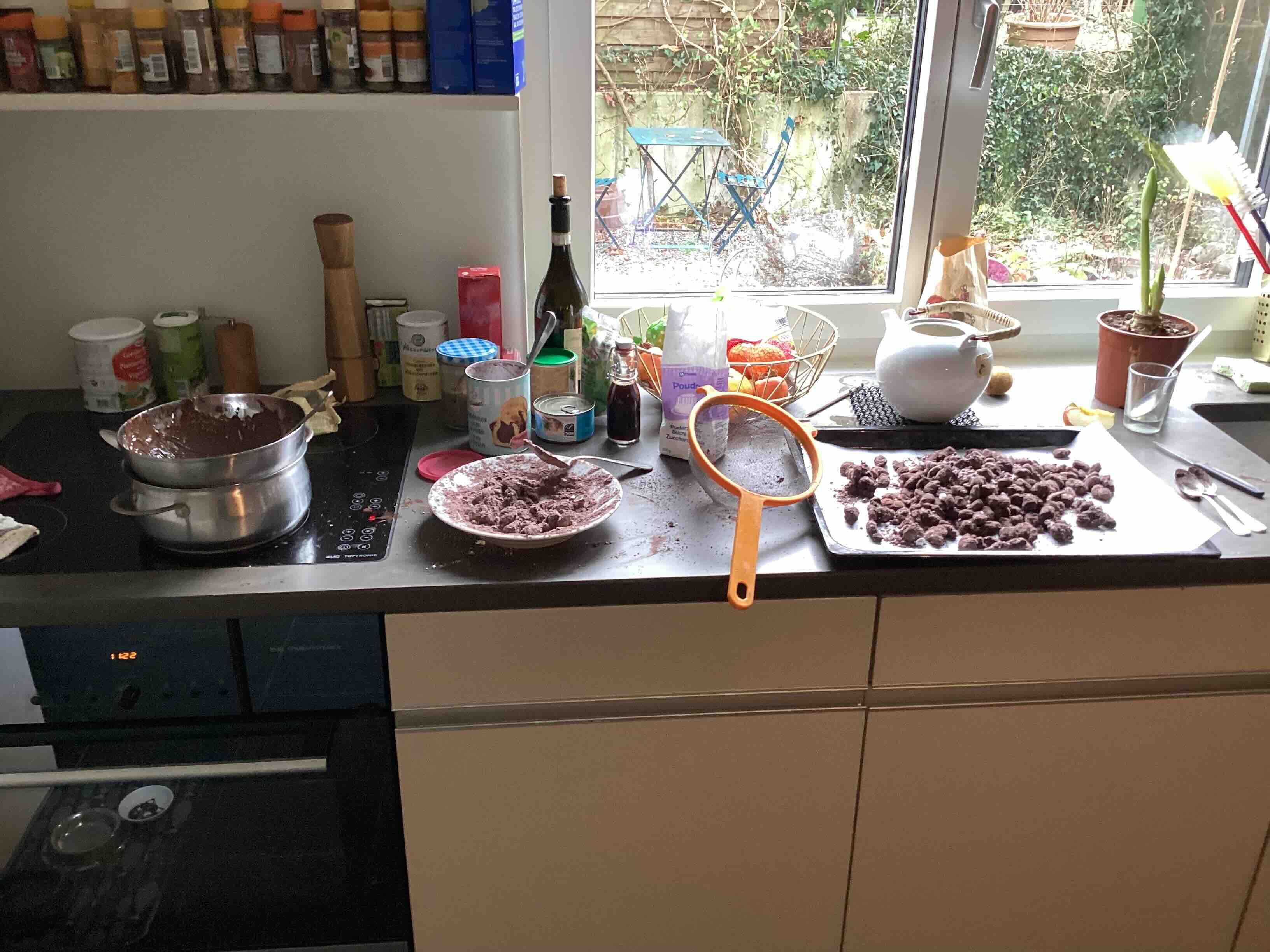 Schoggimandeln-Produktionstrasse